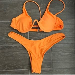 Neon Orange 🧡 Bikini